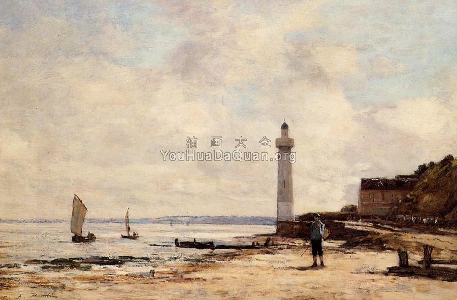 The Honfleur Lighthouse - 尤金·布丹